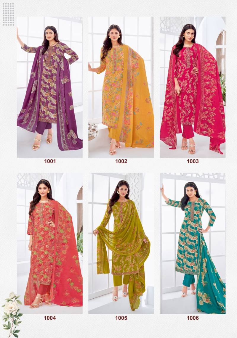 Suryajyoti Khushboo Vol 1 Lawn Foil Printed Dress Material Catalog - Image 2