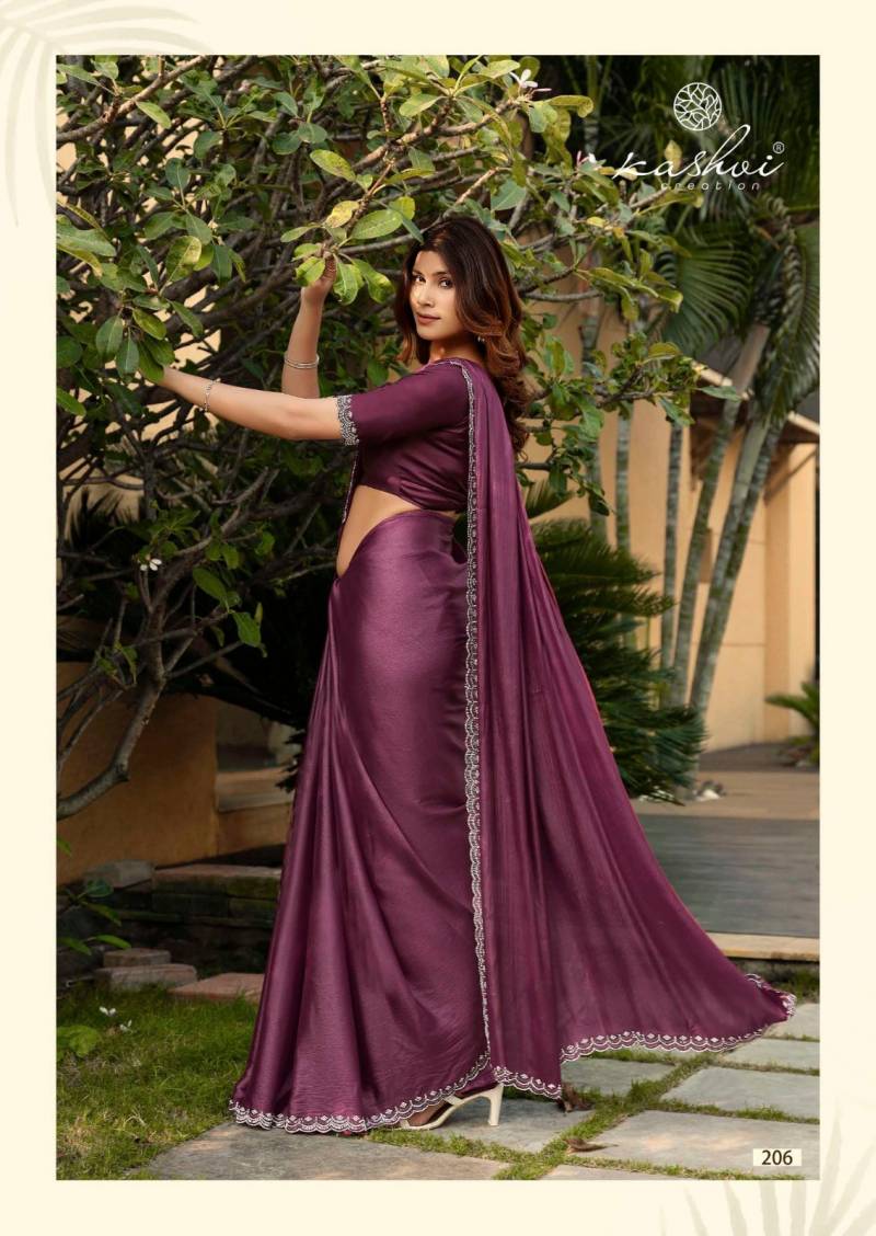 Kashvi Sapphire Vol 2 Soft Silk With Jharkan Work Saree Catalog - Image 5