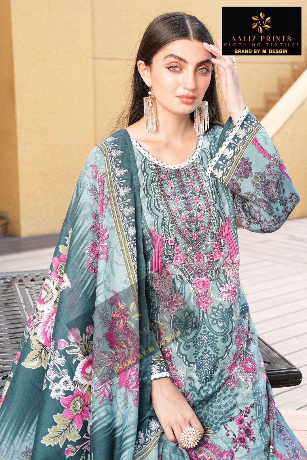  Aaliza Prints Aaliya VOL 8 Cotton Wholesale Karachi Dress Material 