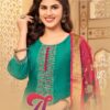 Aanchi Aruna Roman Silk Wholesale Kurti With Bottom Dupatta Catalog