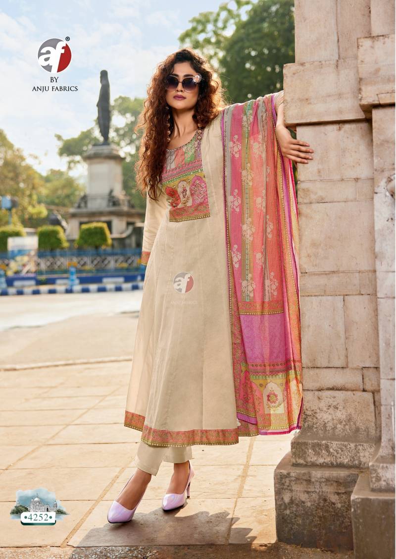 Af Cotton Kali Fancy Wholesale Kurti Bottom With Dupatta Catalog