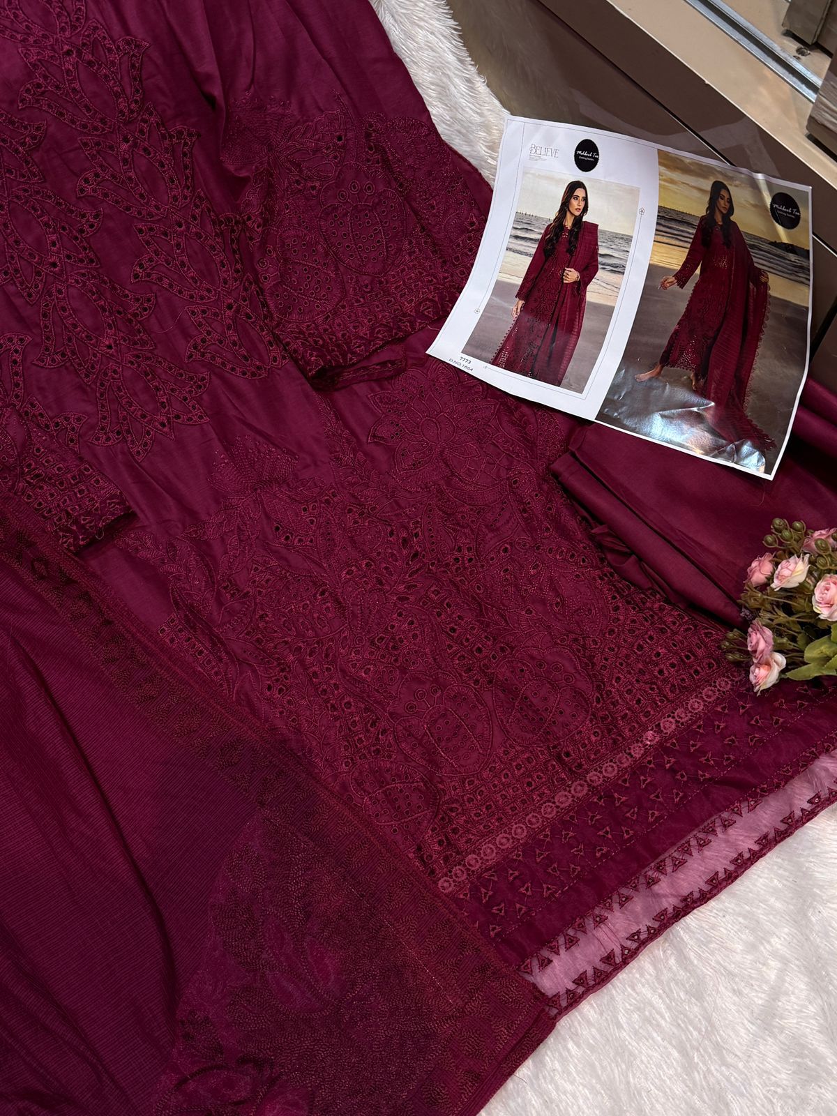 Mehboob BelieveVol-10 Wholesale Rayon Pakistani Suit Collection - Image 3