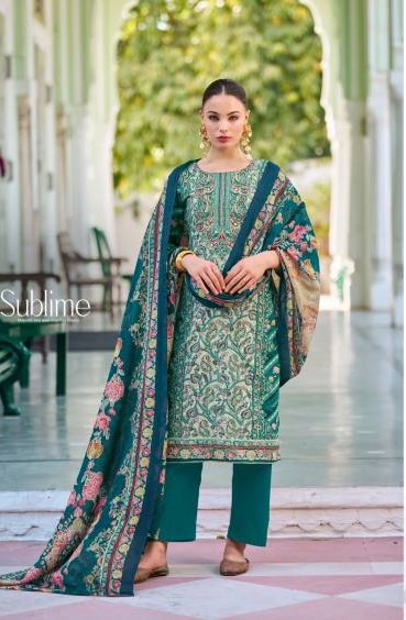 Belliza Haseen 854 Wholesale Cotton Digital Printed Dress Material