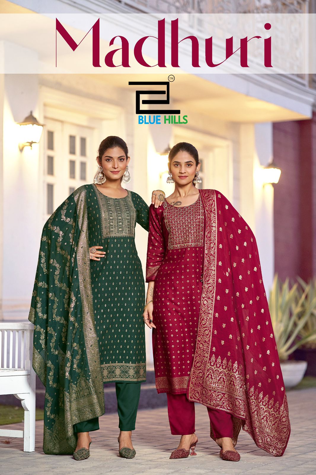 Blue Hills Madhuri Wholesale Rayon Kurti With Bottom Dupatta