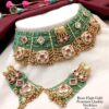 Brass High Gold Premium Quality Kundan Choker Set