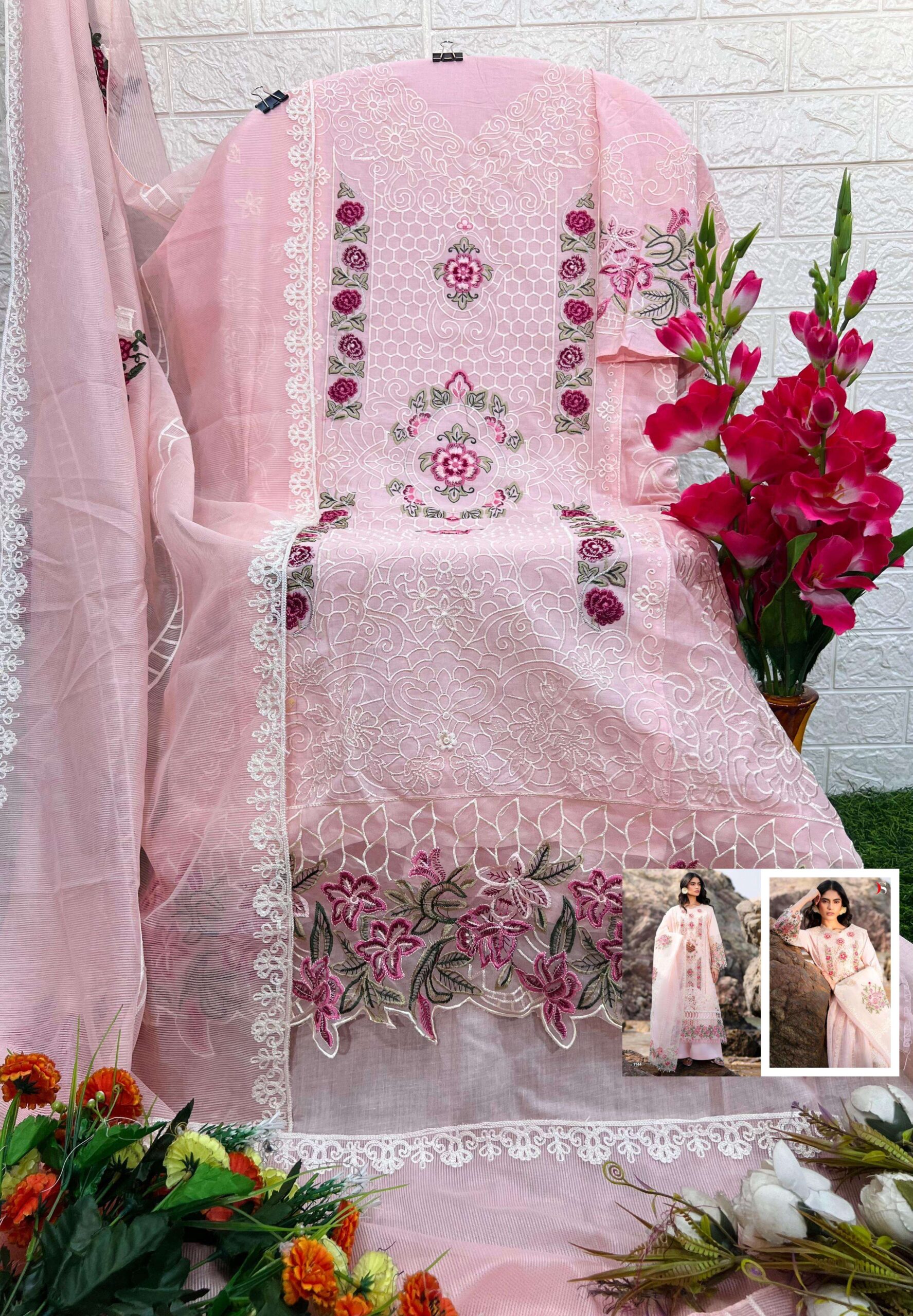 Deepsy Suit Sirene Luxury 25 Wholesale Cotton Pakistani Suit Collection - Image 9