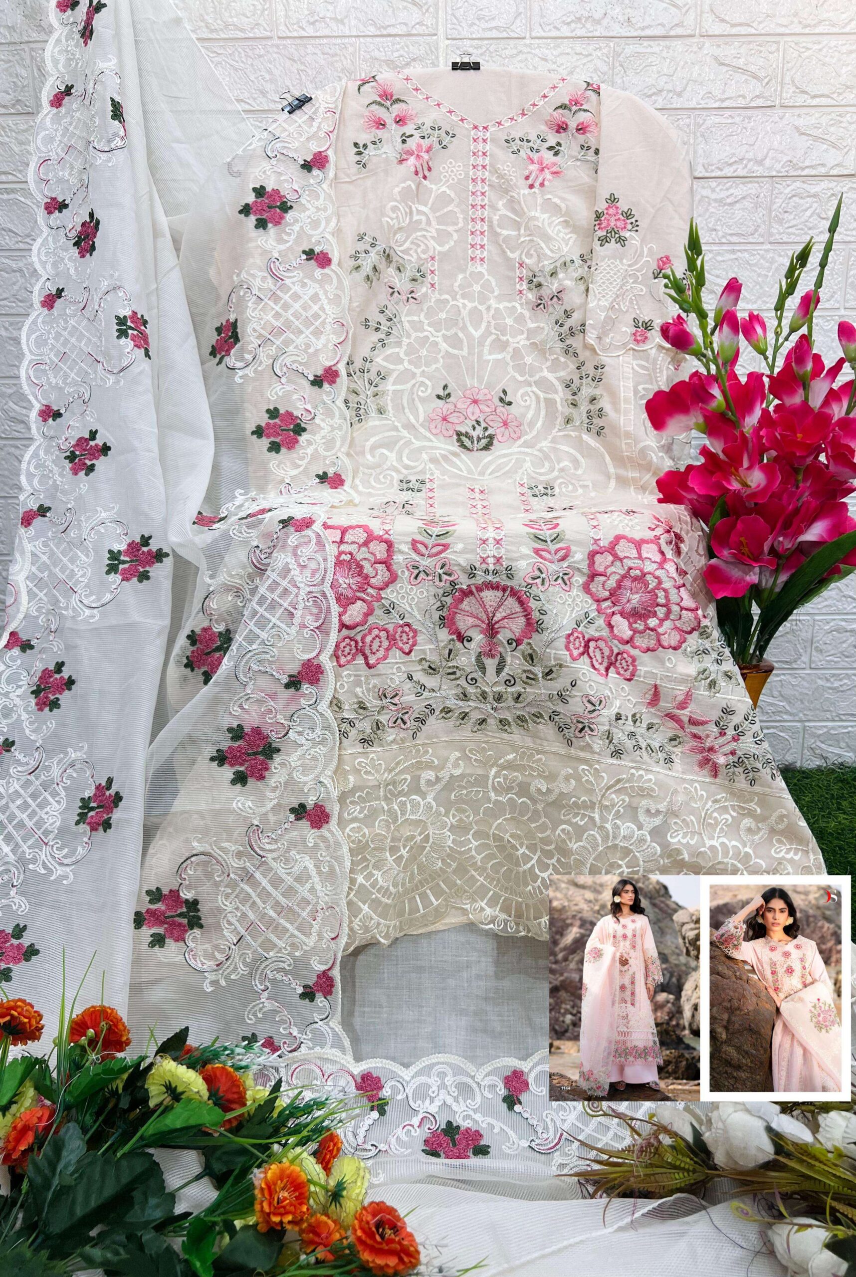 Deepsy Suit Sirene Luxury 25 Wholesale Cotton Pakistani Suit Collection - Image 11