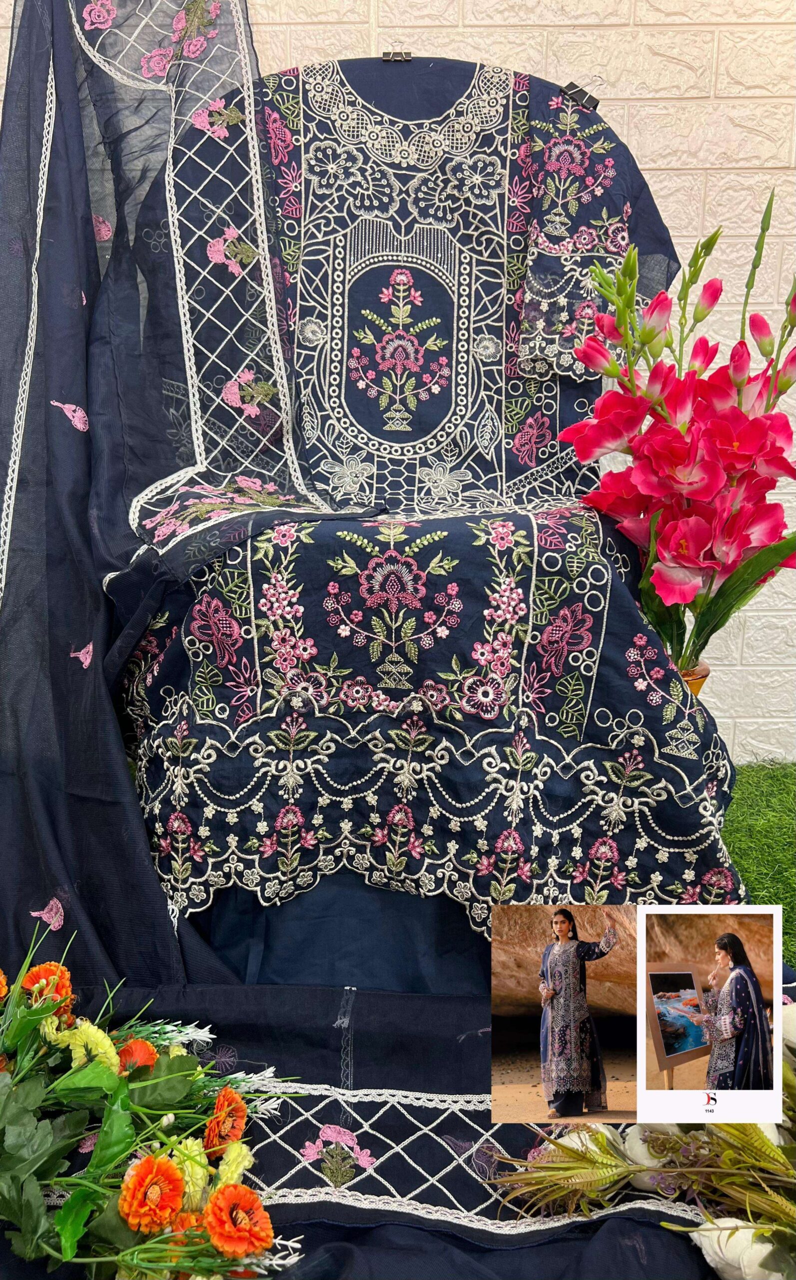 Deepsy Suit Sirene Luxury 25 Wholesale Cotton Pakistani Suit Collection - Image 13