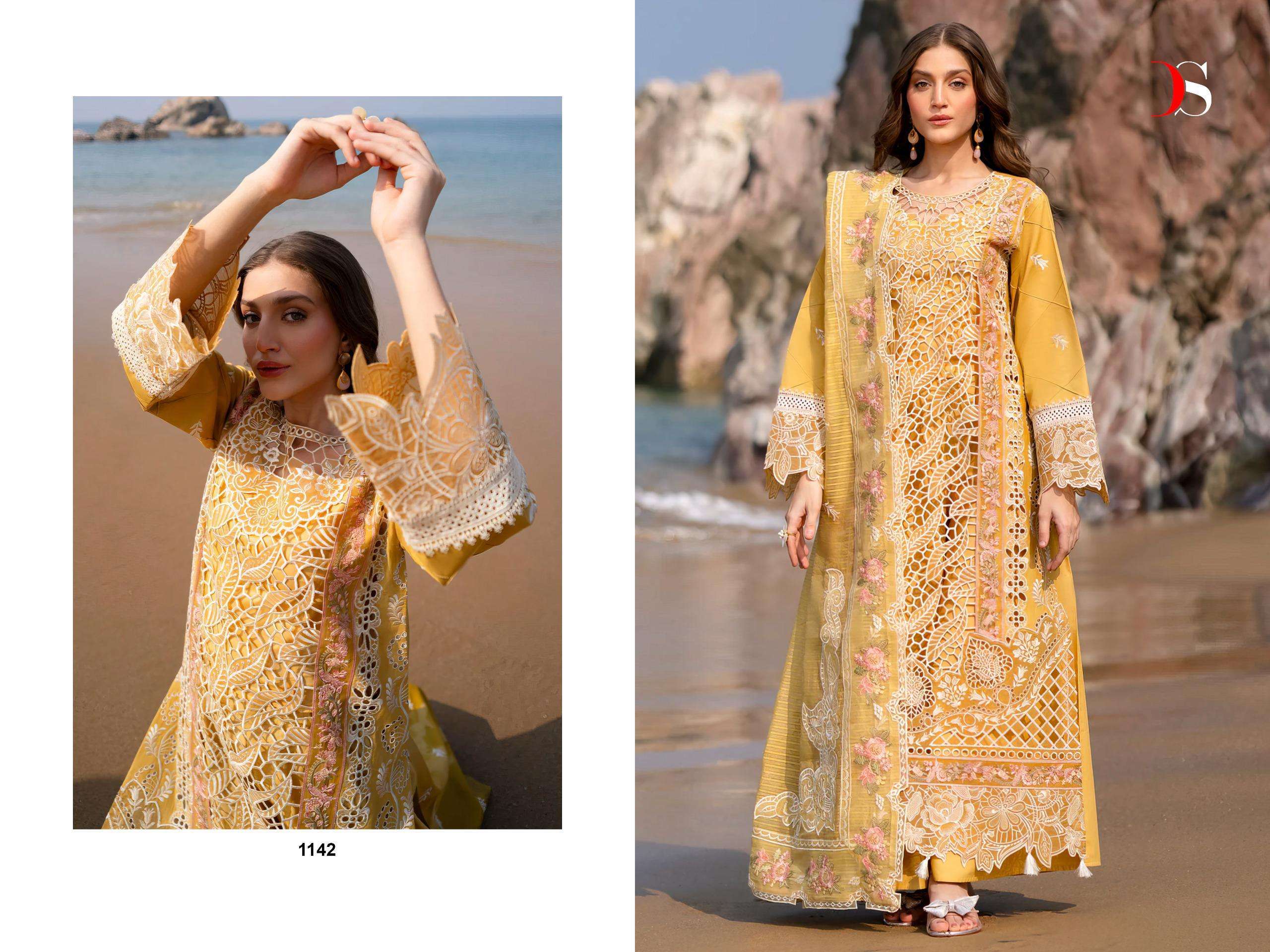 Deepsy Suit Sirene Luxury 25 Wholesale Cotton Pakistani Suit Collection - Image 6