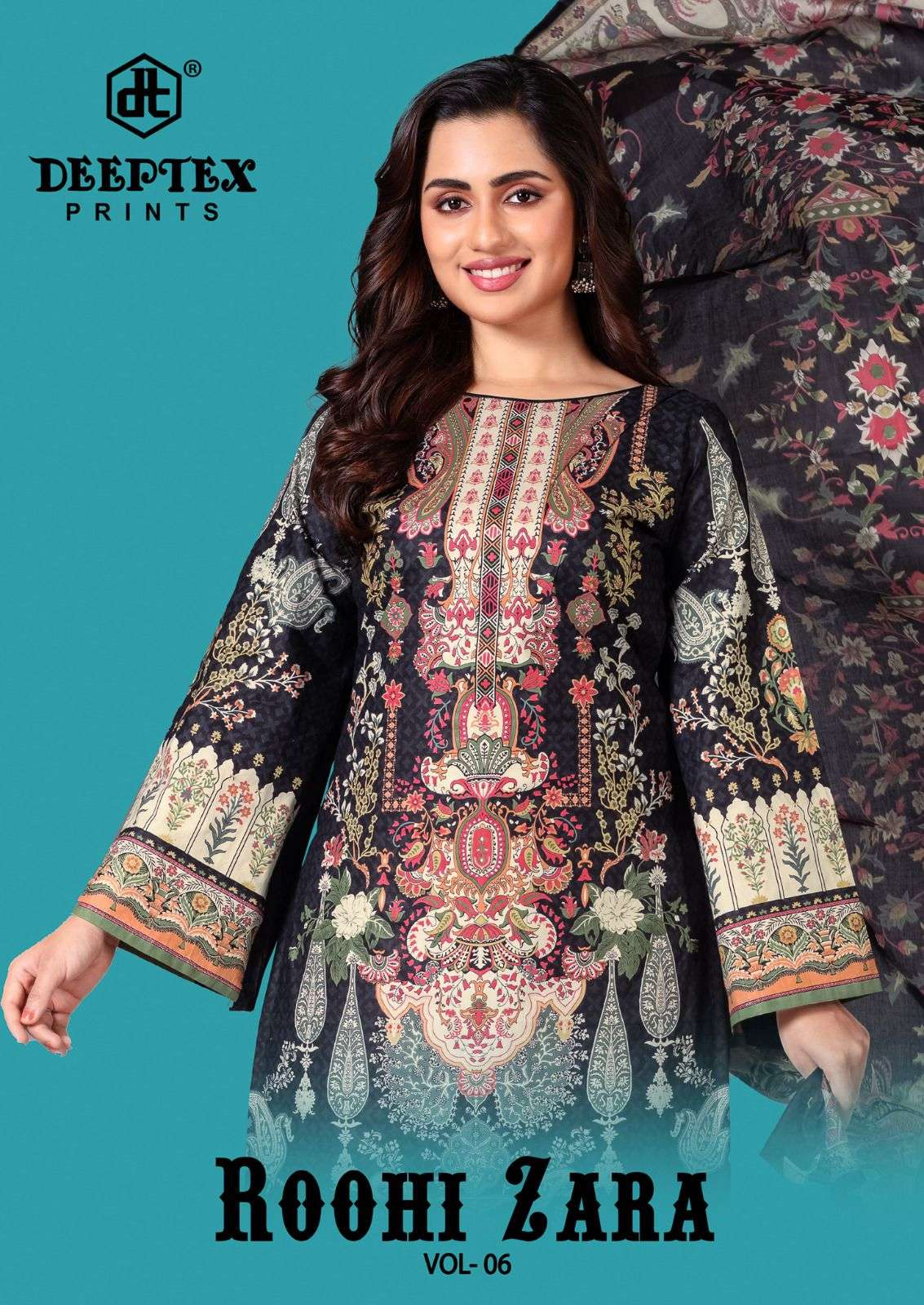 Deeptex Prints Roohi Zara VOL 6 Wholesale Cotton Salwar Suit Collection
