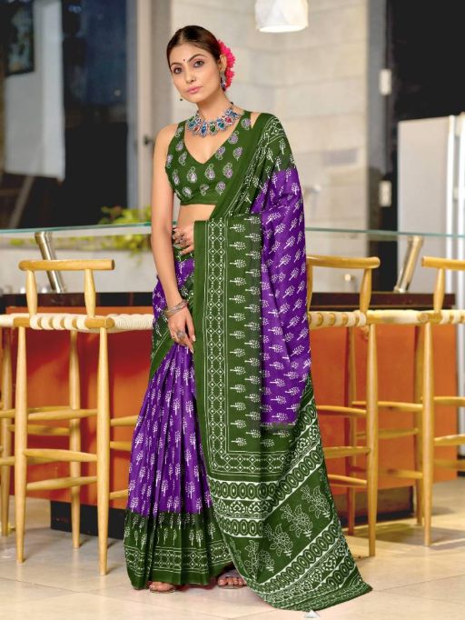 Df Kimora Casual Wear Wholesale Mulmul Cotton Saree Collection — Wholesale Sarees, Vardan Ethnic wholesale from Surat — view 1