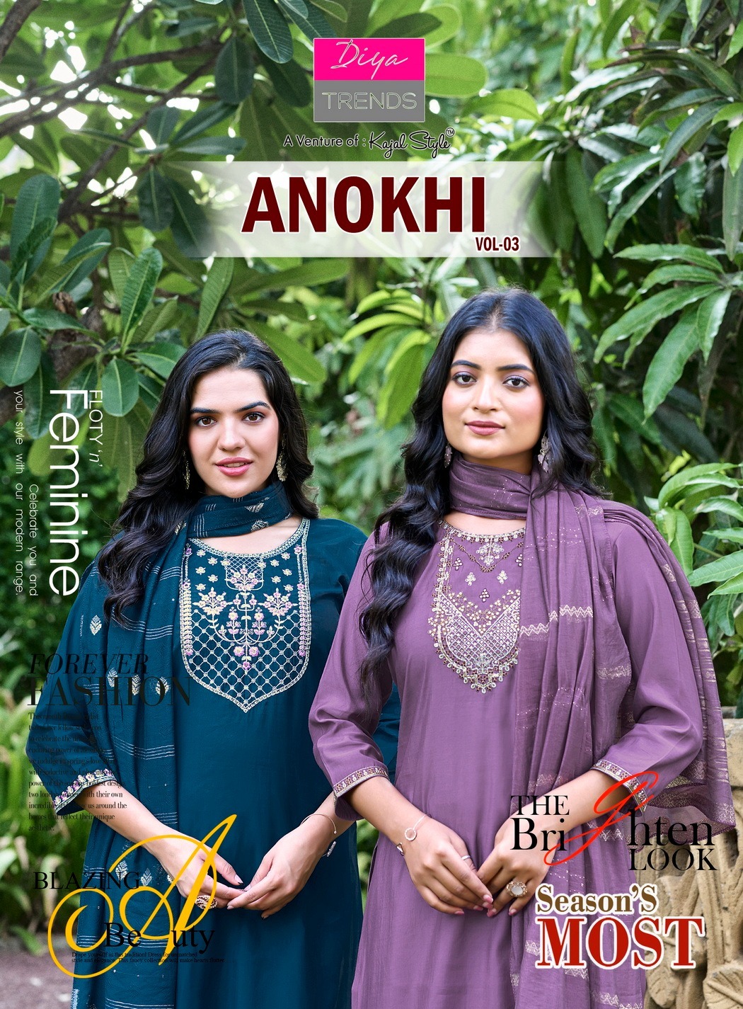 Diya Trends Anokhi Vol.3 Wholesale Kurti with Bottom Dupatta
