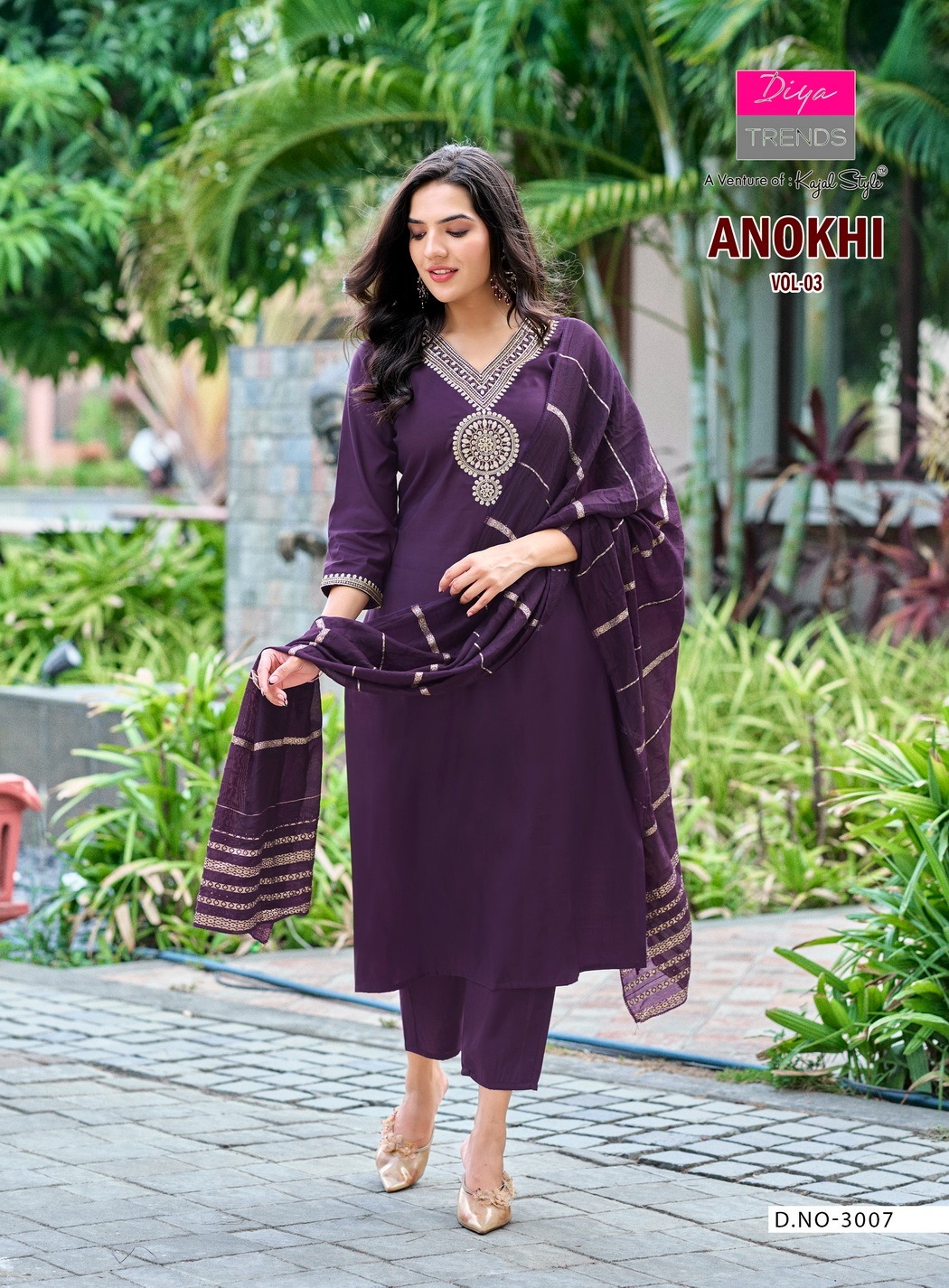 Diya Trends Anokhi Vol.3 Wholesale Kurti with Bottom Dupatta - Image 2