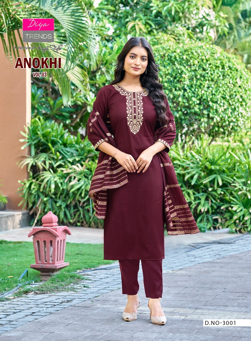 Diya Trends Anokhi Vol.3 Wholesale Kurti with Bottom Dupatta - Image 4