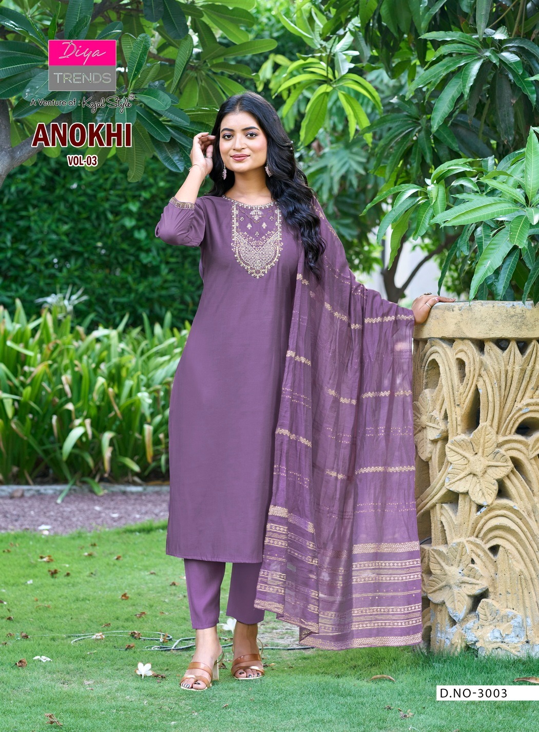 Diya Trends Anokhi Vol.3 Wholesale Kurti with Bottom Dupatta - Image 5