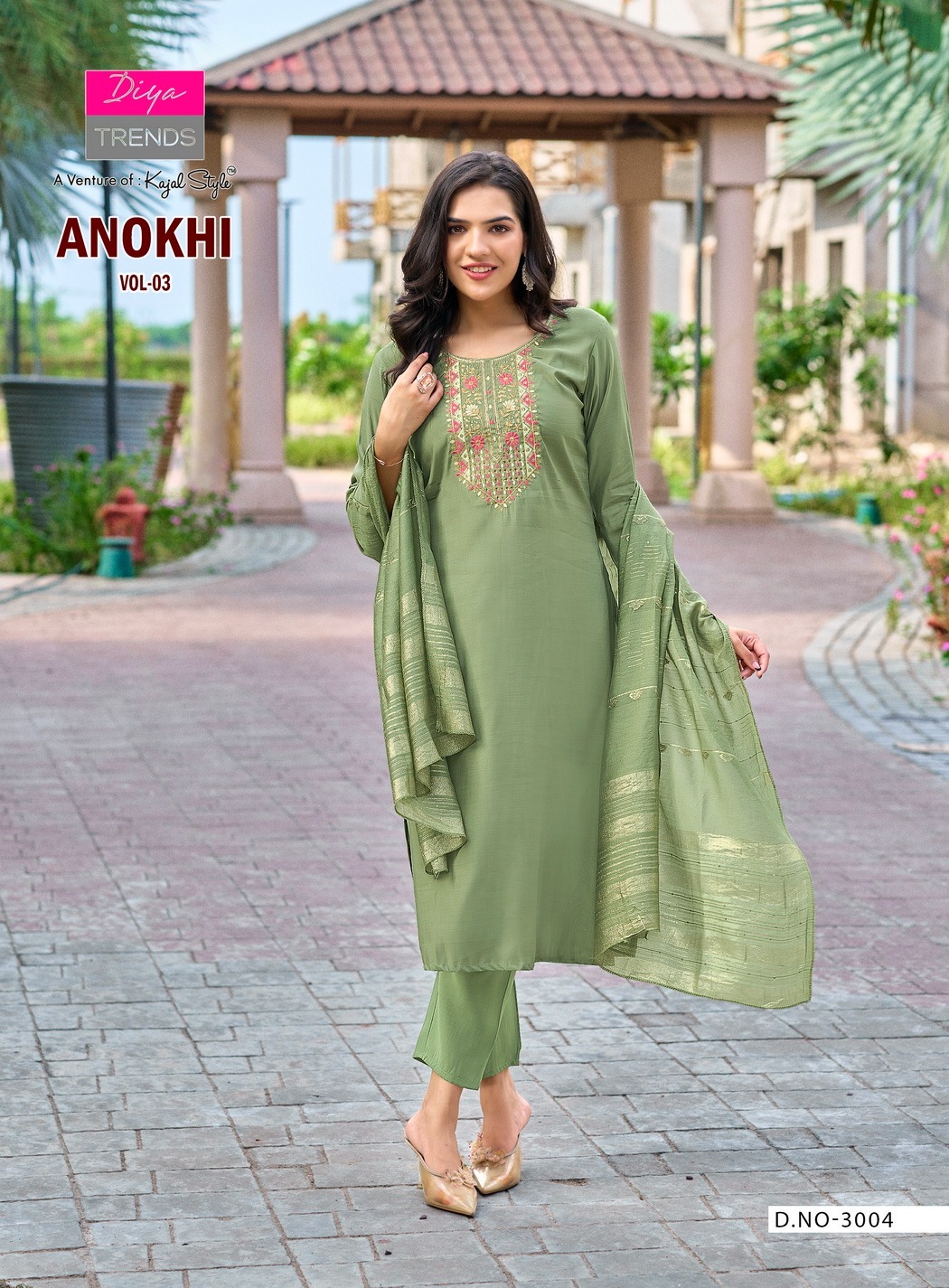 Diya Trends Anokhi Vol.3 Wholesale Kurti with Bottom Dupatta - Image 7