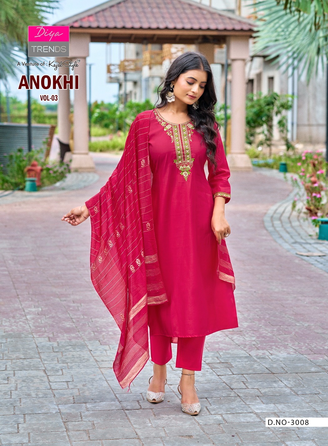 Diya Trends Anokhi Vol.3 Wholesale Kurti with Bottom Dupatta - Image 9