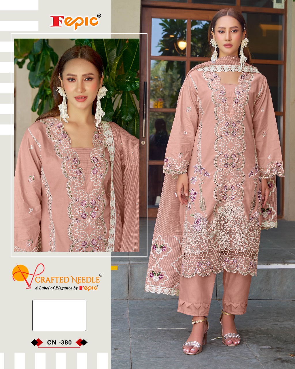 Fepic CN380 Wholesale Cotton Readymade Pakistani Suit