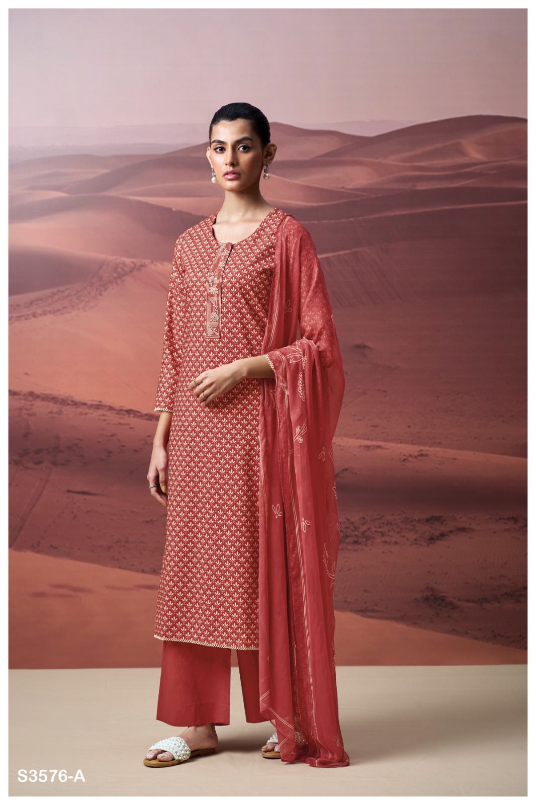 Ganga Kairavi 3576 Premium Cotton Salwar Suit Wholesale Catalog - Image 4