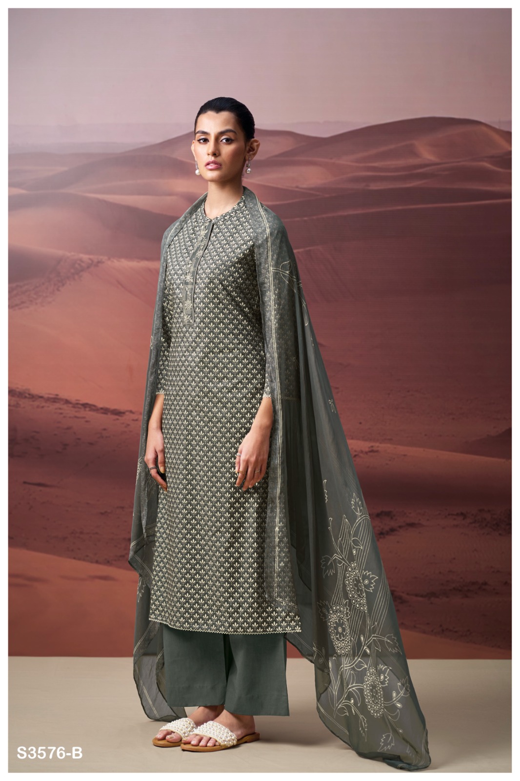 Ganga Kairavi 3576 Premium Cotton Salwar Suit Wholesale Catalog - Image 5