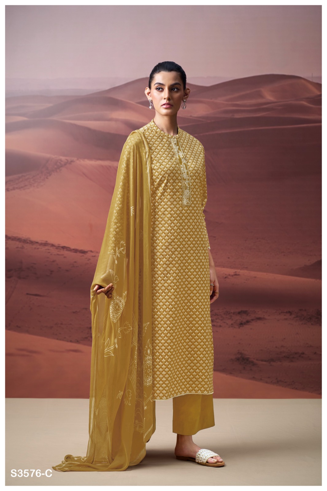 Ganga Kairavi 3576 Premium Cotton Salwar Suit Wholesale Catalog - Image 2