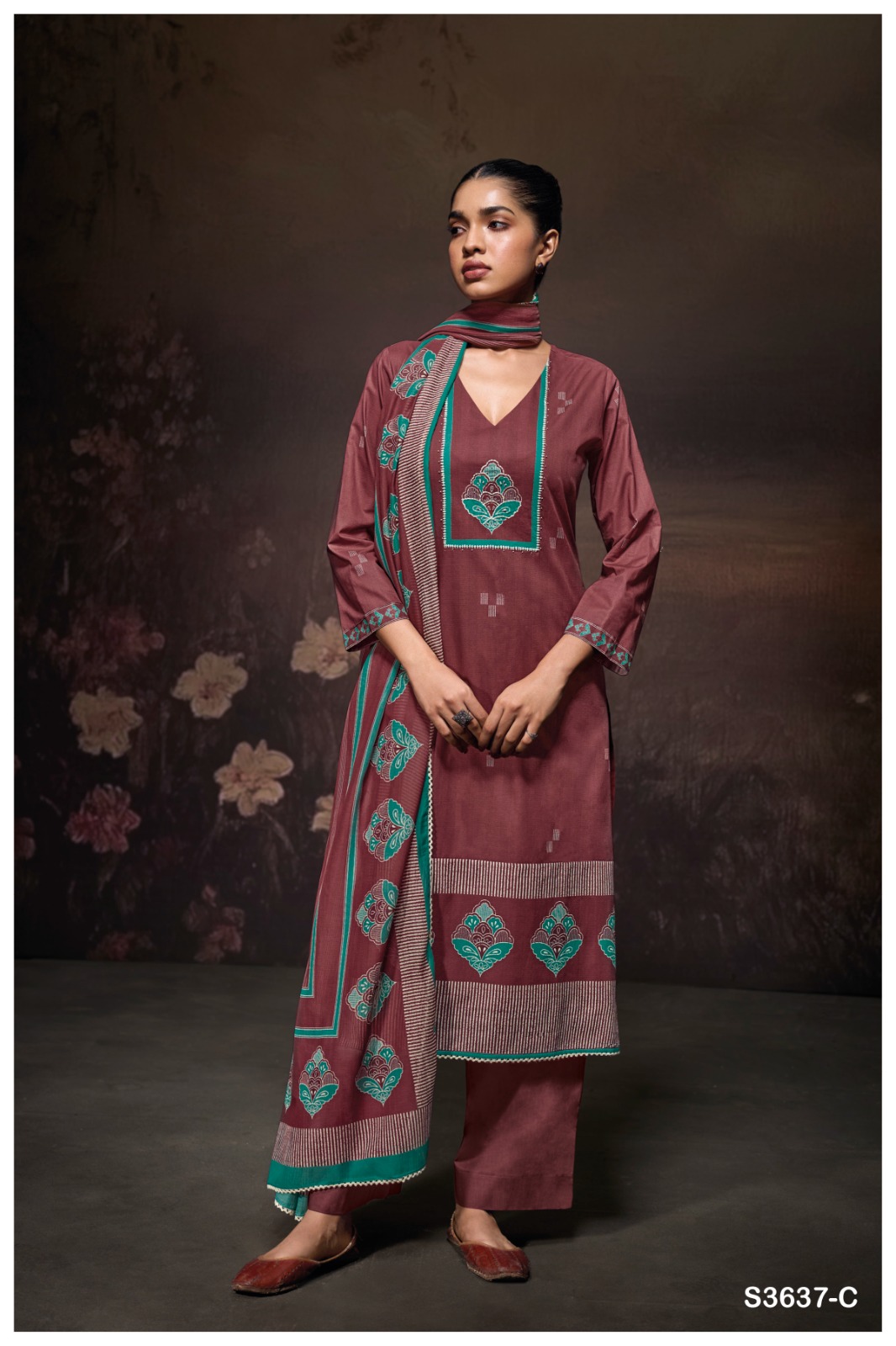 Ganga Samantha 3637 Wholesale Cotton Salwar Kameez