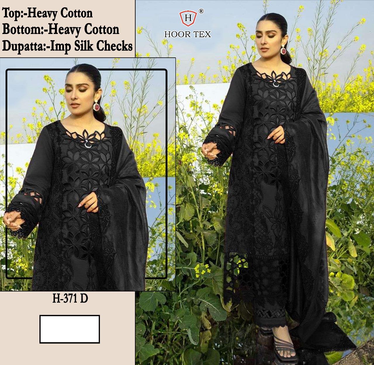 Hoor Tex H-371 Cotton Readymade Pakistani Suit Collection