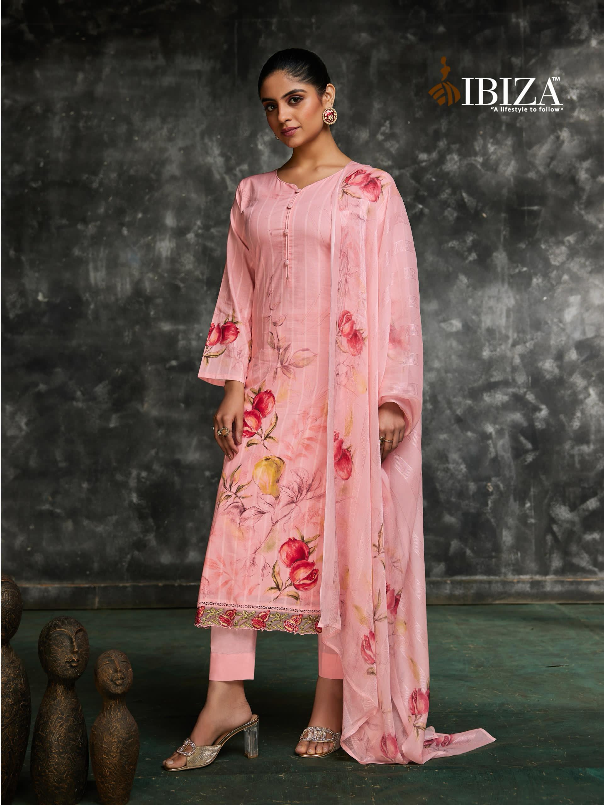 IBIZA Magic Wholesale Jacquard Salwar Kameez Collection - Image 2