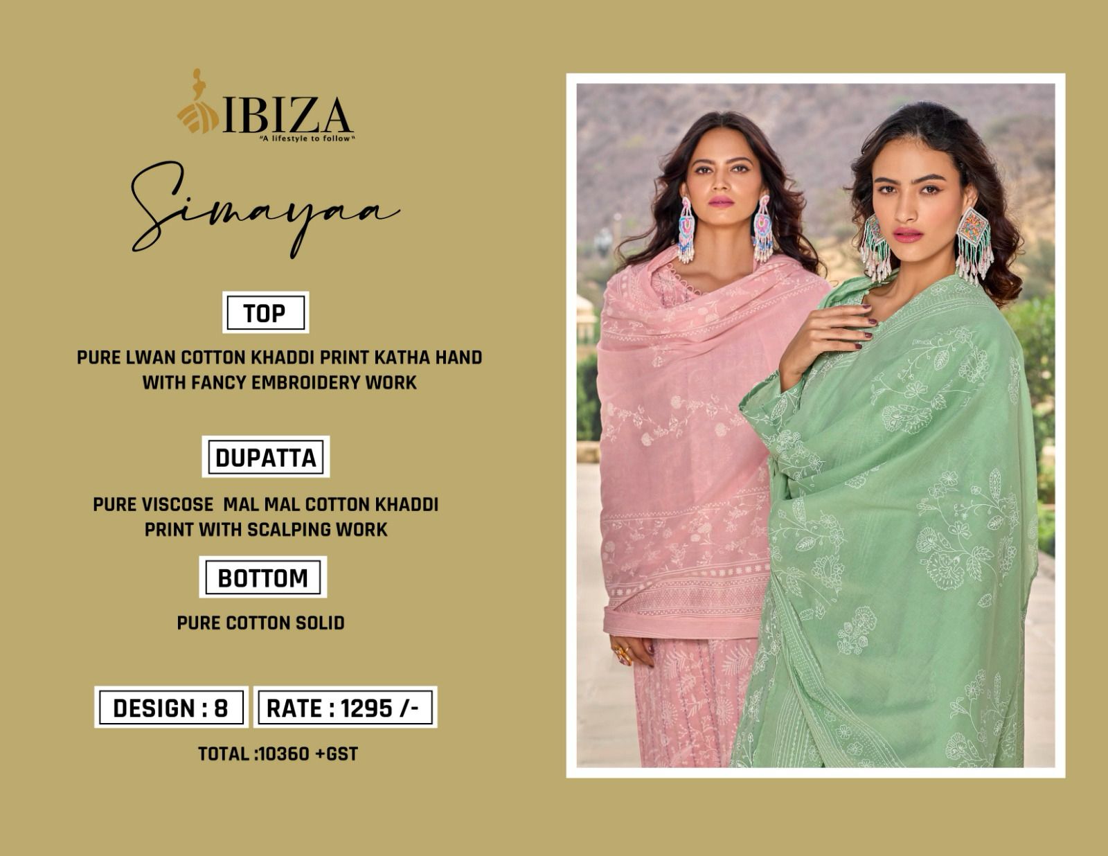 IBIZA Simayaa Wholesale Pure Cotton Salwar Kameez Collection - Image 10