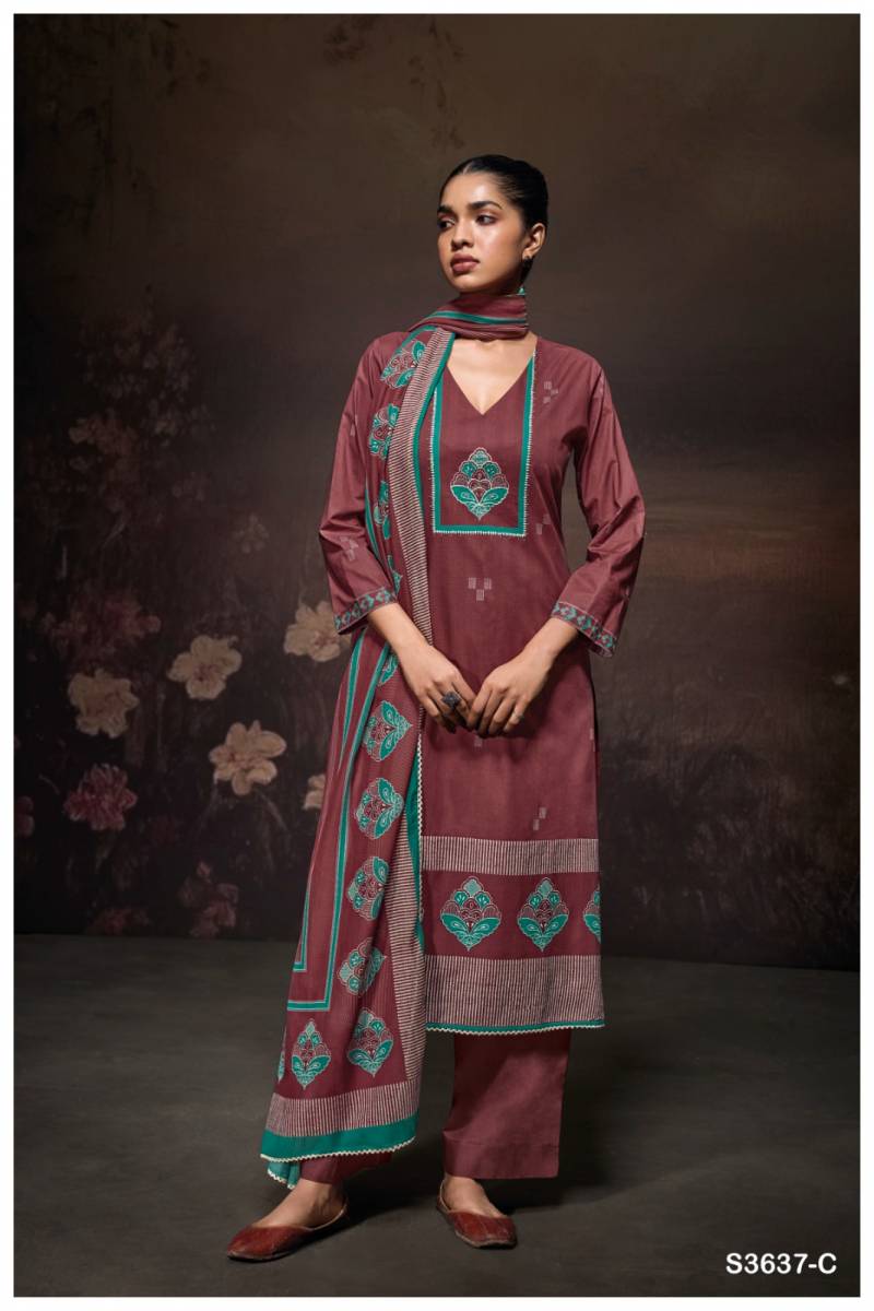 Ibiza Arizona Pure Muslin Jacquard Salwar Kameez Wholesale Collection - Image 4