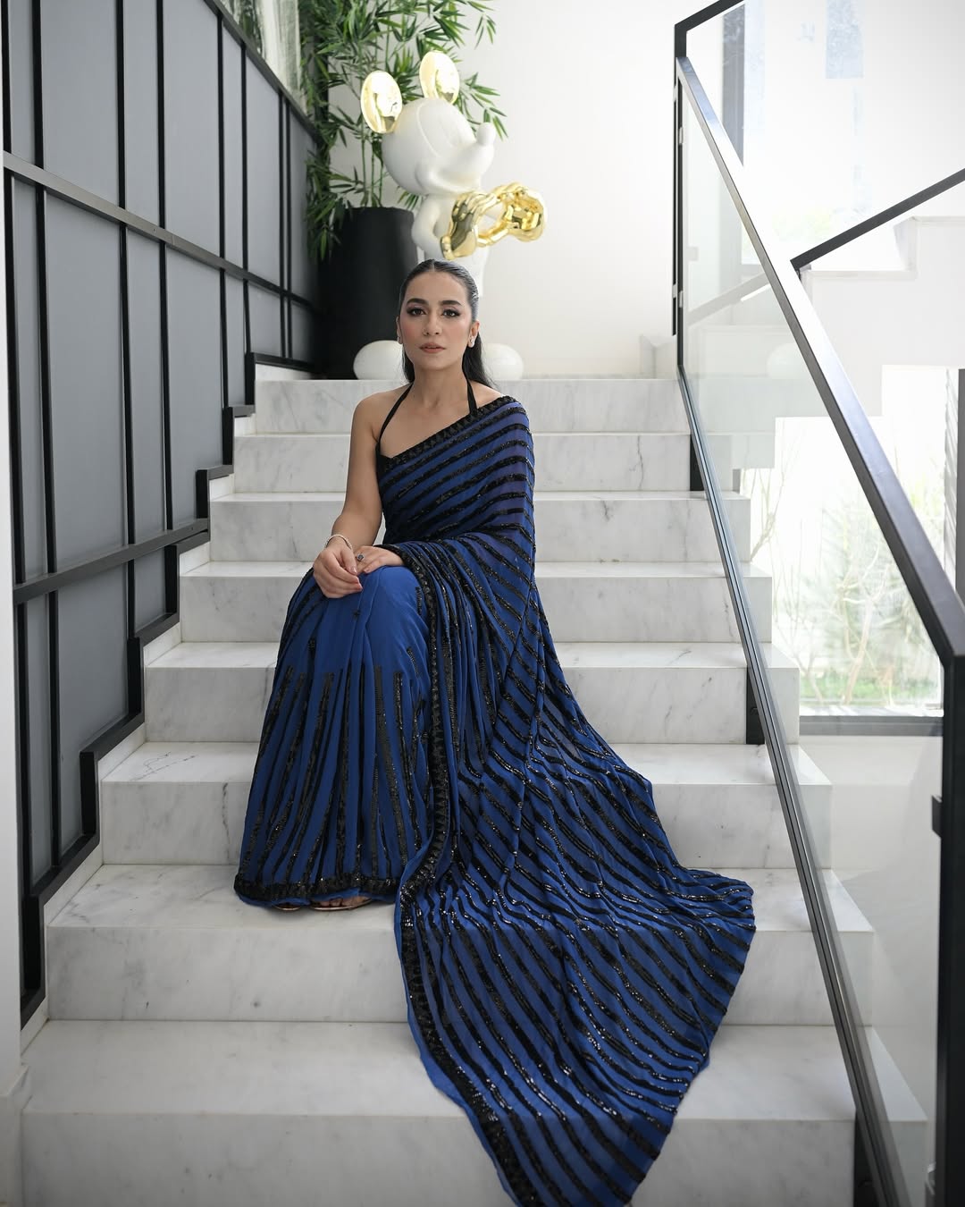 JR-633 Sequin Embroidery Wholesale Saree Collection