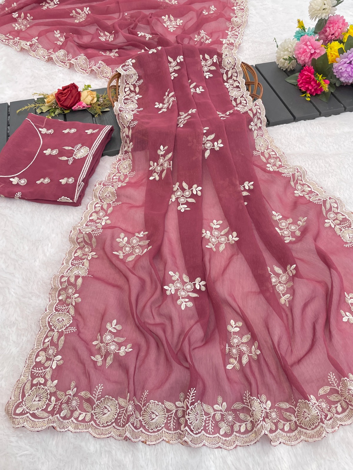 JR 639 Shimmer Wholesale Silk Saree Sequence Sarees Catalog