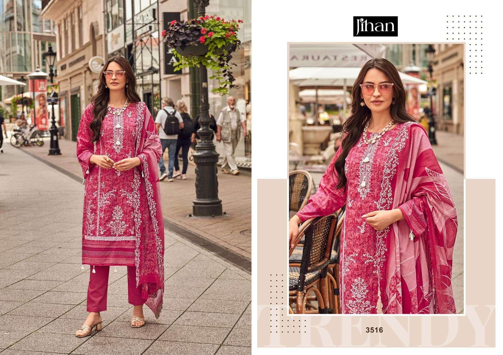 Jihan Bin Saeed Vol 14 Wholesale Readymade Pakistani Suit Catalog - Image 4