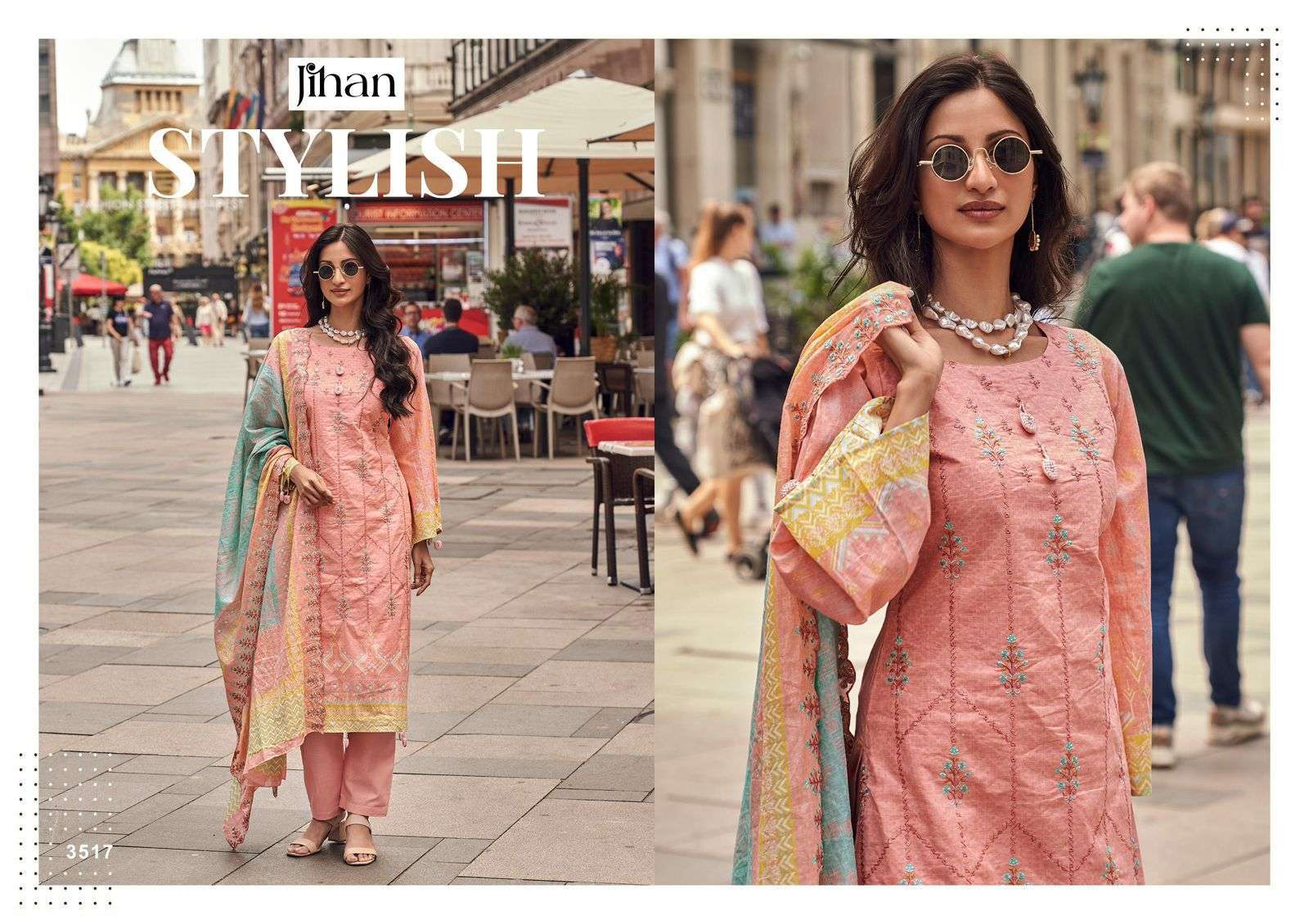 Jihan Bin Saeed Vol 14 Wholesale Readymade Pakistani Suit Catalog - Image 2