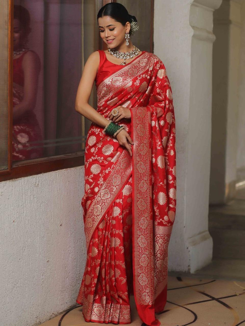 KP Creation KP-5085 Soft Lichi Silk Saree Wholesale Collection - Image 2