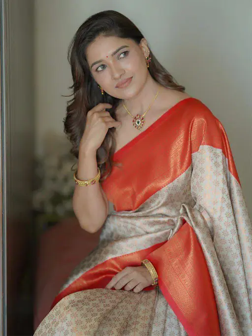 KP-R Creation KP R 220 Soft Lichi Silk Saree Collection - Image 5