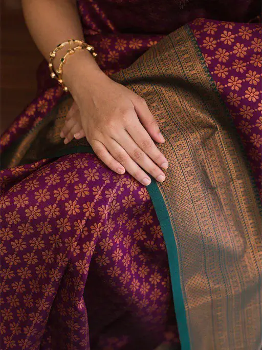 KP-R Creation KP R 220 Soft Lichi Silk Saree Collection - Image 2