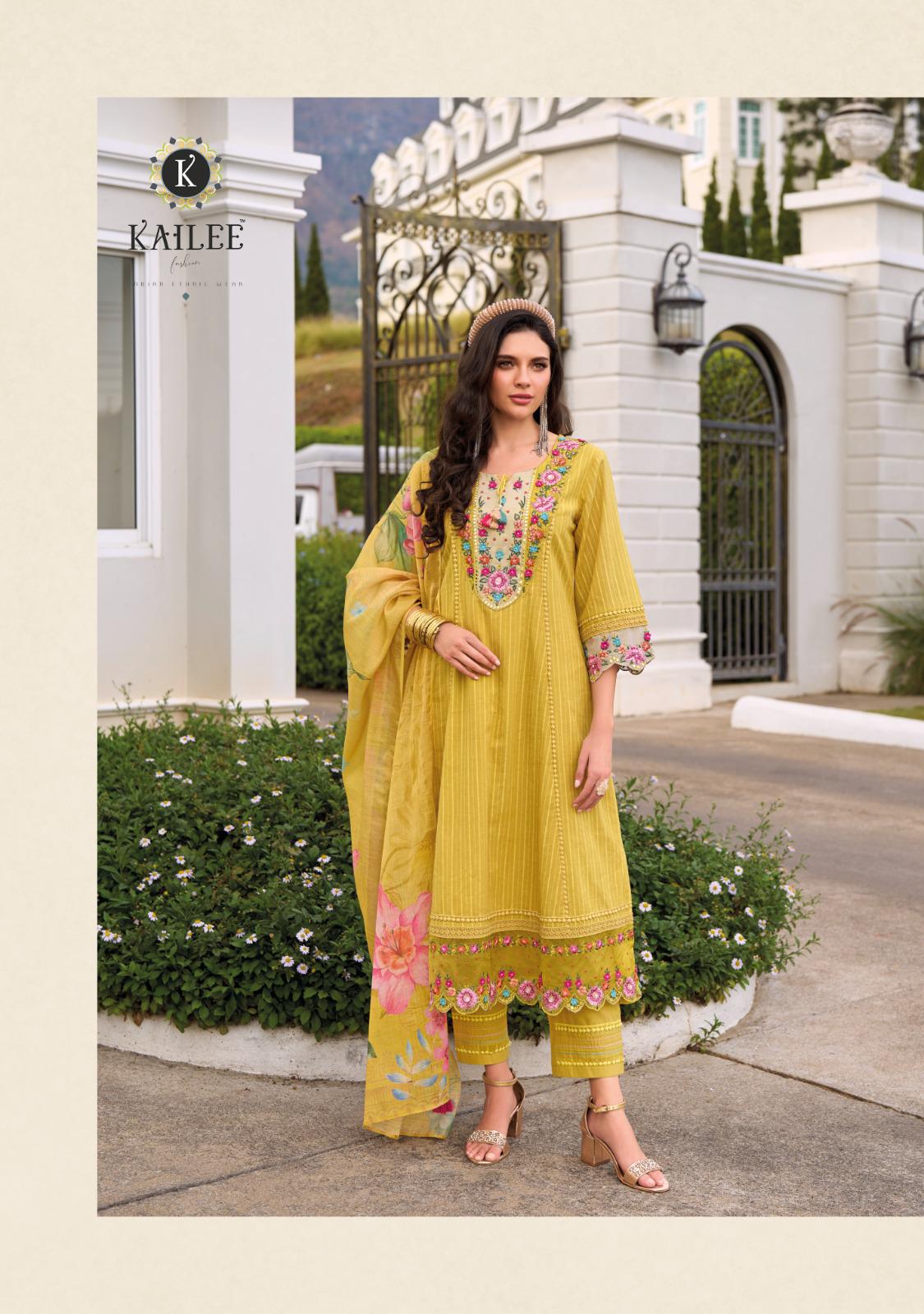 Kailee Fashion Begum Vol-07 A Wholesale Cotton Salwar Kameez - Image 6
