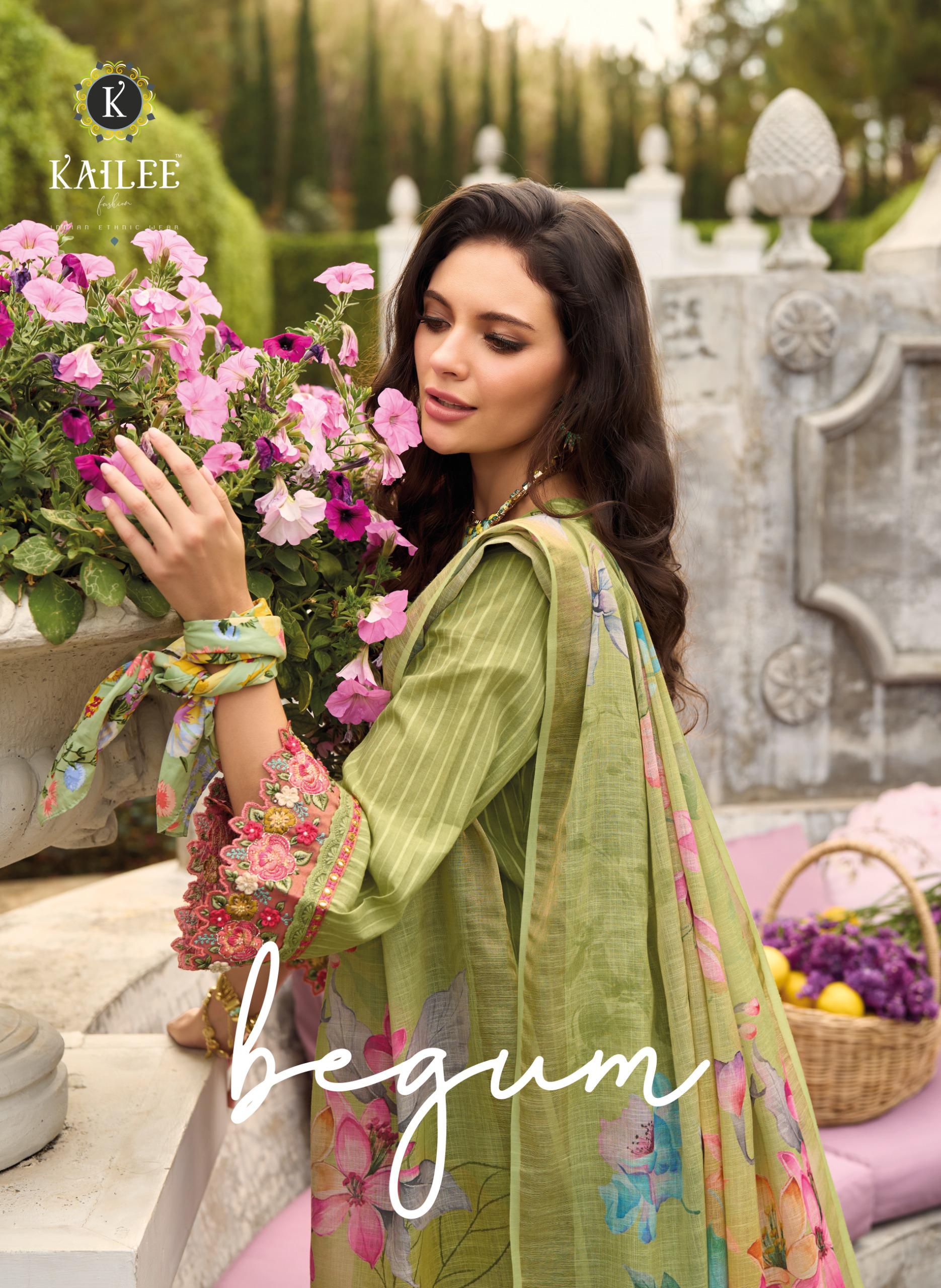 Kailee Fashion Begum Vol-07 A Wholesale Cotton Salwar Kameez