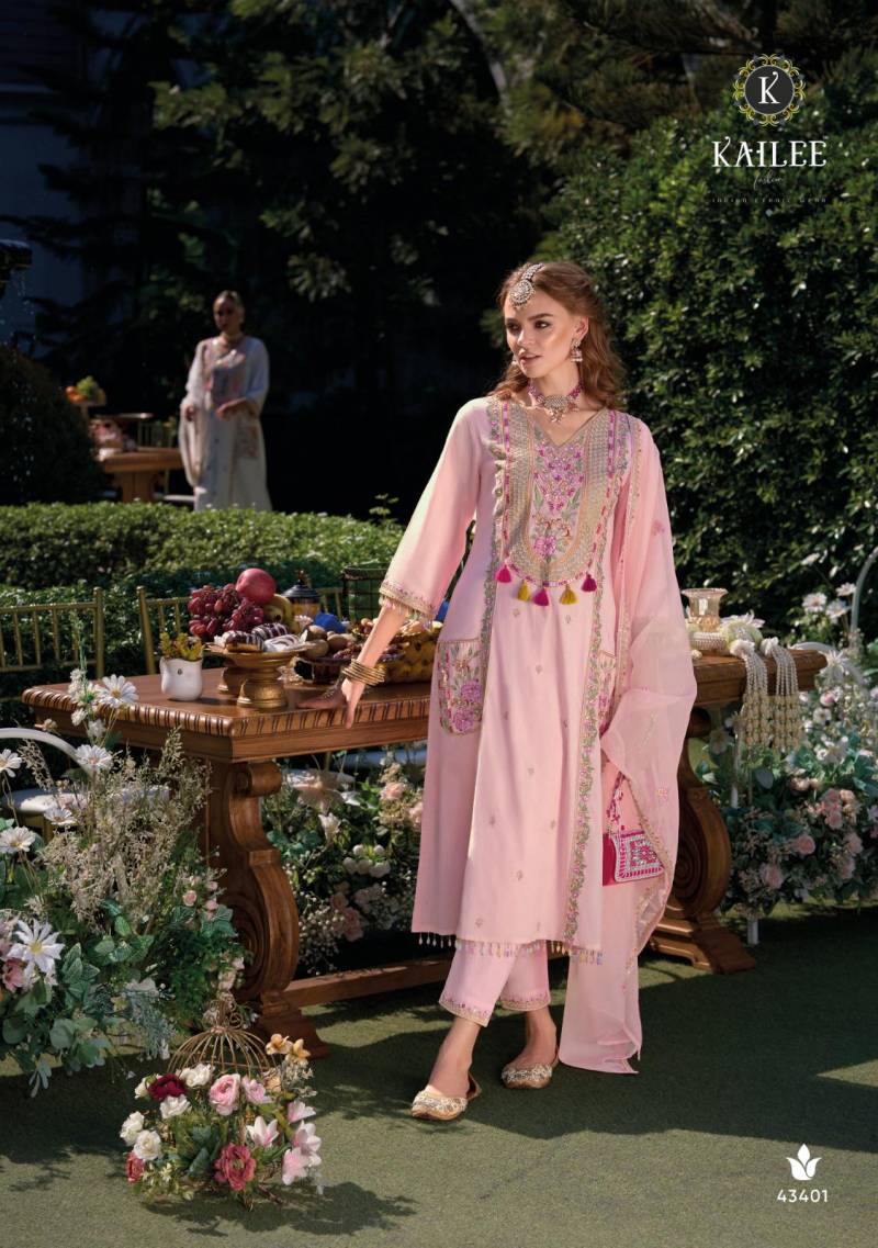 Kailee Fashion Kailee Shaili Wholesale Cotton Kurti With Bottom Dupatta - Image 5