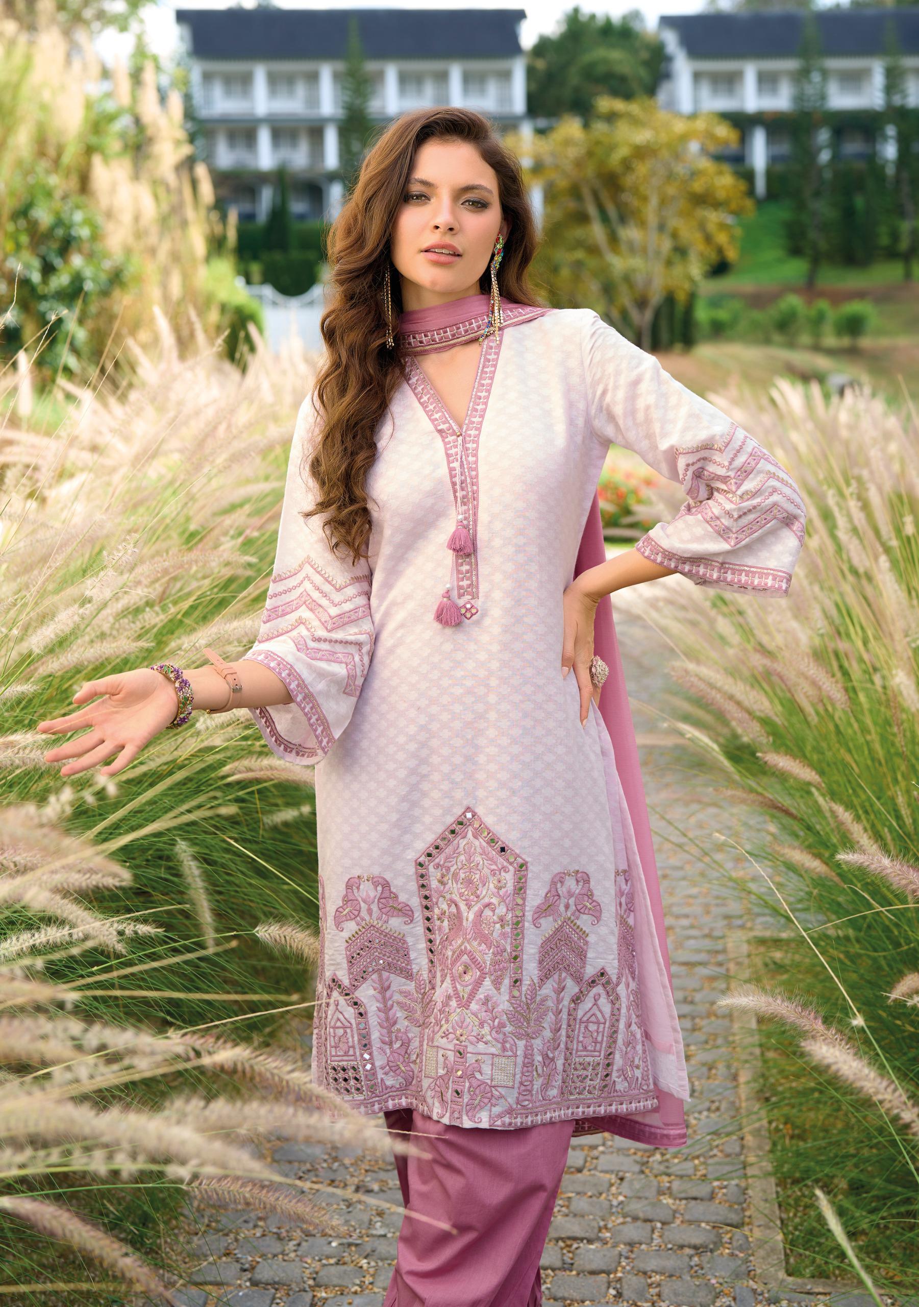 Kailee Fashion Sehra Designer Readymade Cotton Salwar Suit Collection - Image 4
