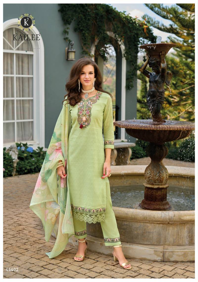 Kailee Summer Garden Vol 2 Designer Cotton Kurti Bottom With Dupatta Catalog - Image 3