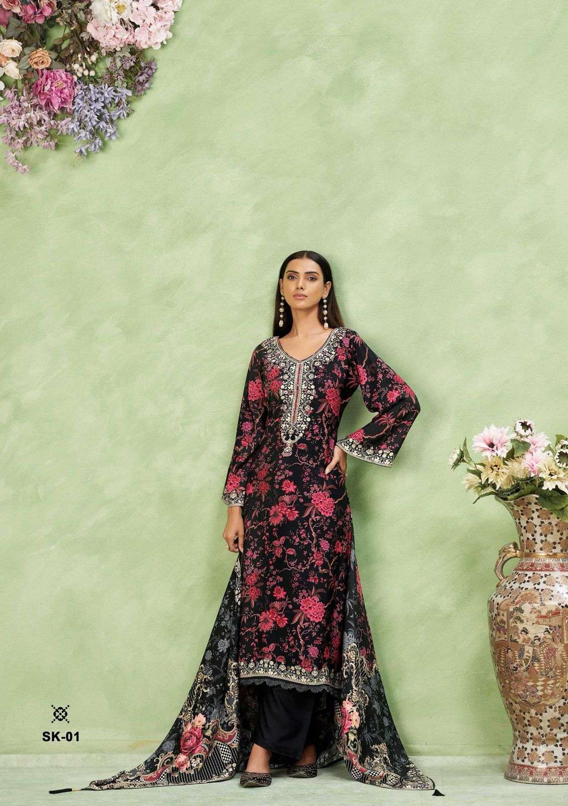 Karva Designer Studio Surkh VOL 2 Viscose Wholesale Salwar Kameez - Image 2