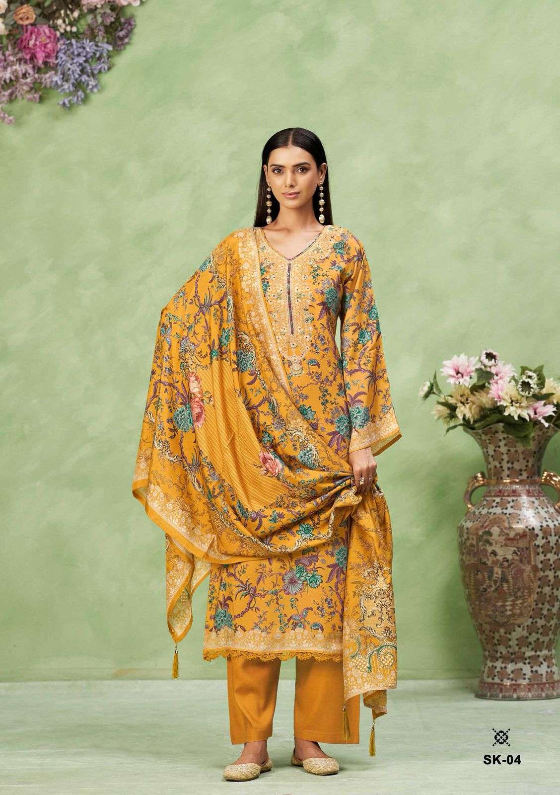 Karva Designer Studio Surkh VOL 2 Viscose Wholesale Salwar Kameez - Image 5