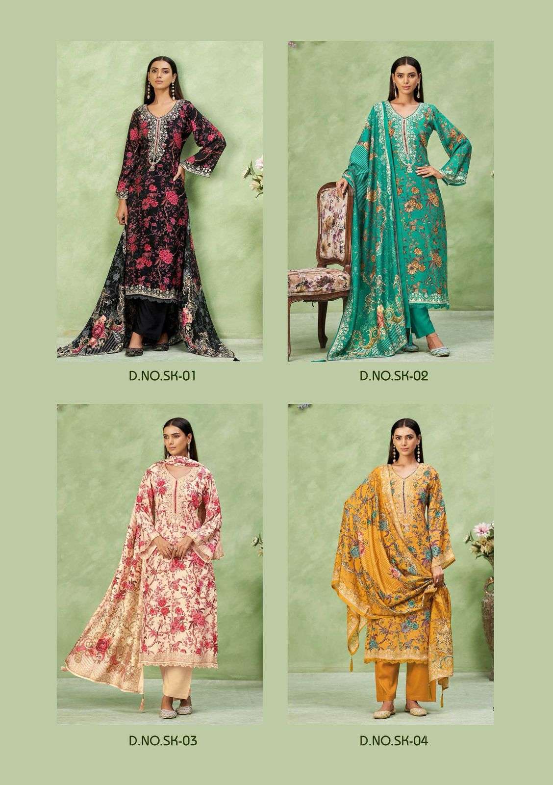 Karva Designer Studio Surkh VOL 2 Viscose Wholesale Salwar Kameez - Image 7