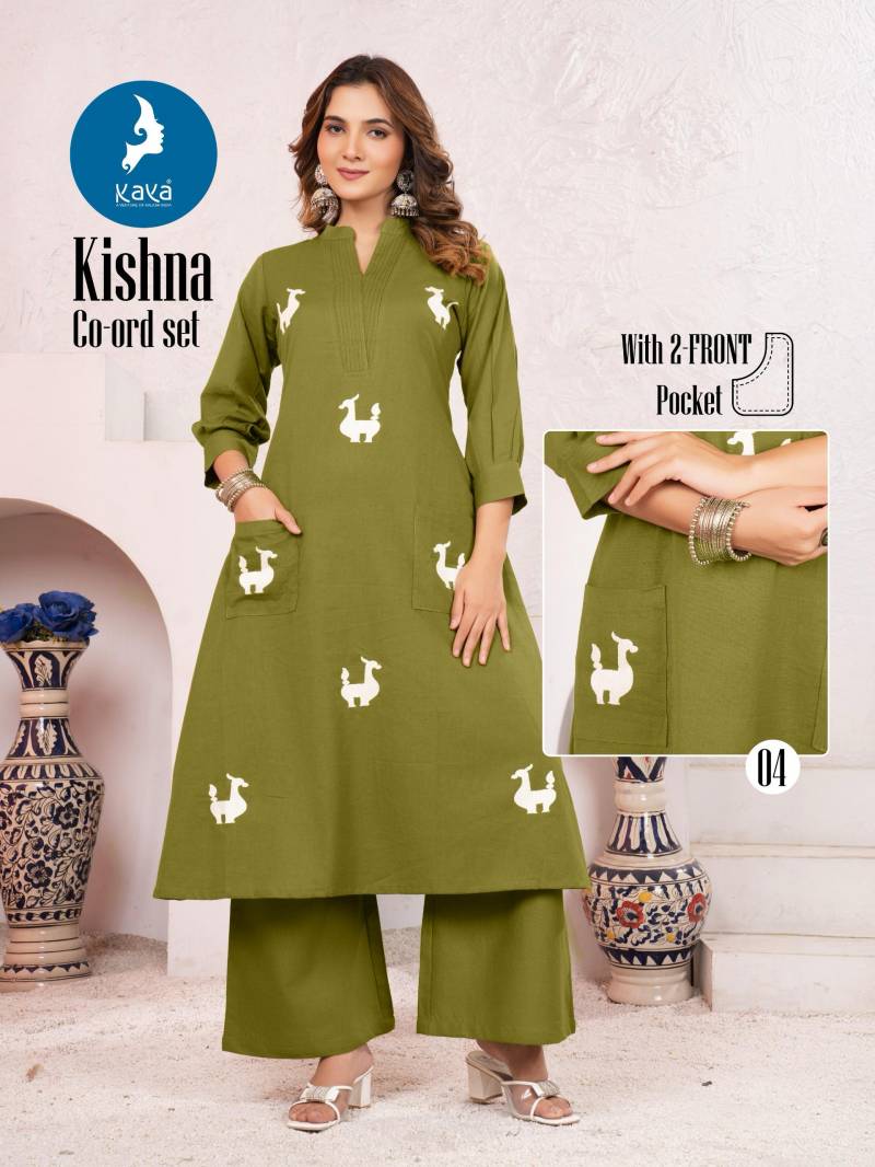 Kaya Kishna Cotton Flex Fancy Co-Ord Set Collection