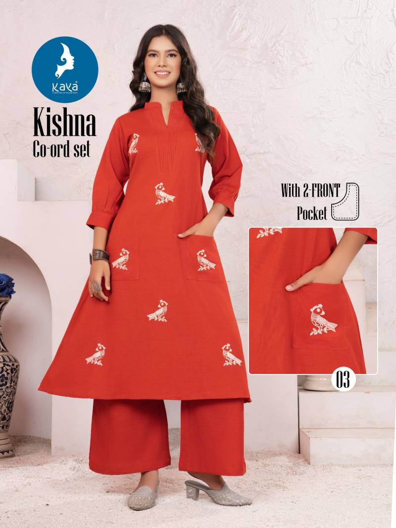 Kaya Kishna Cotton Flex Fancy Co-Ord Set Collection - Image 3