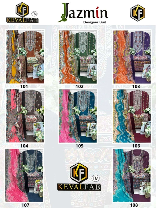 Keval Fab Jazmin Cotton Digital Print Wholesale Salwar Suit Catalog