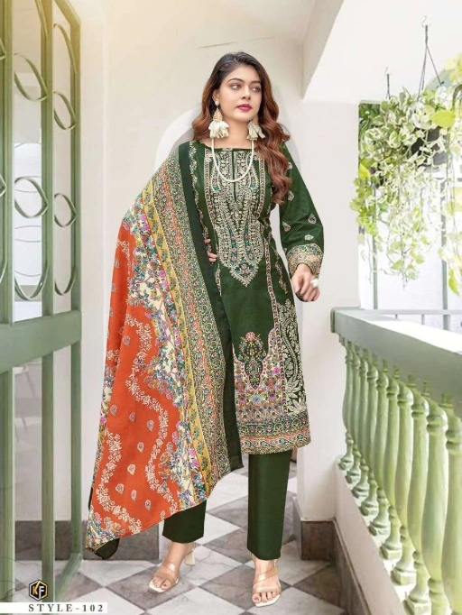 Keval Fab Jazmin Cotton Digital Print Wholesale Salwar Suit Catalog - Image 8