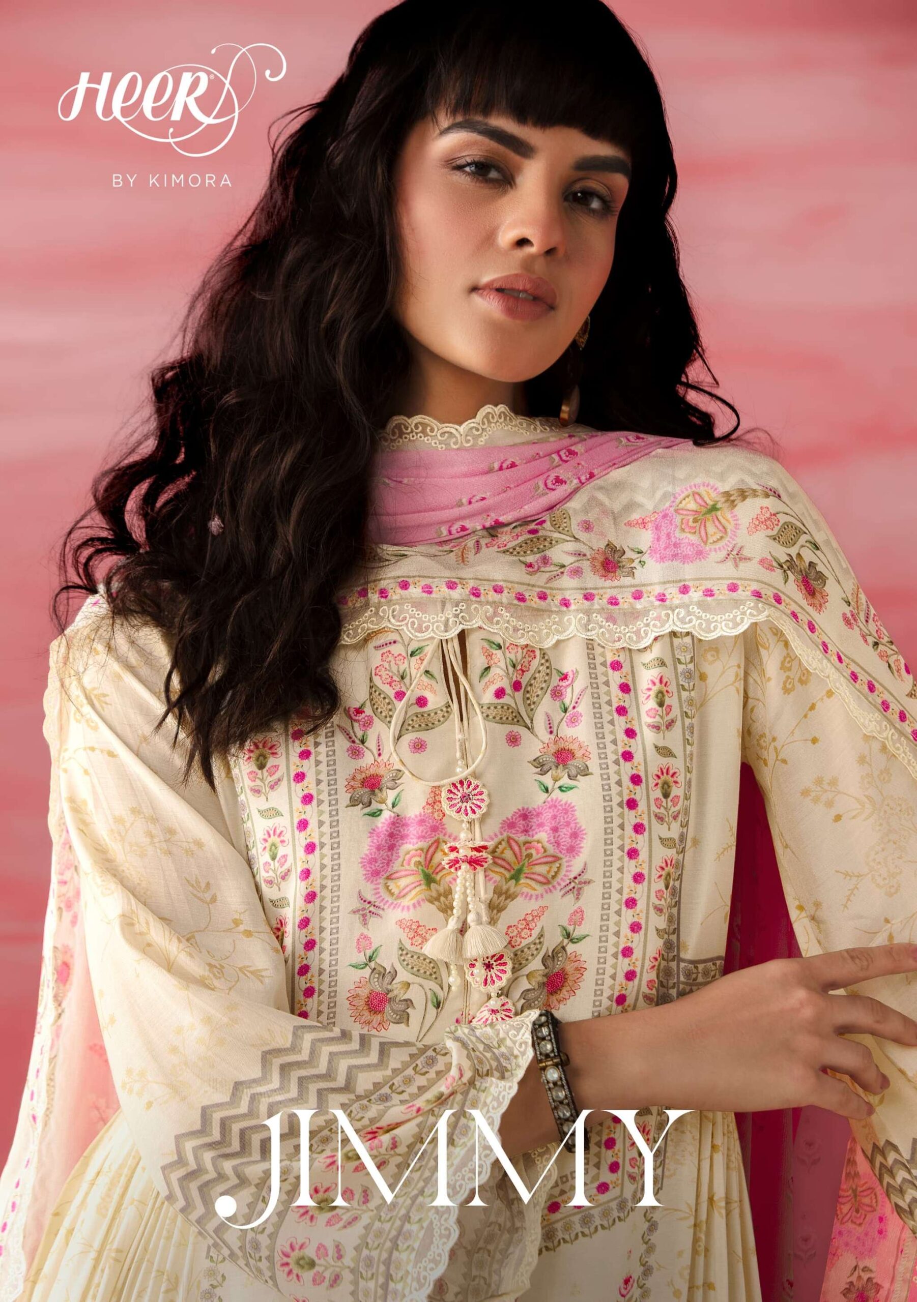 Kimora Fashion Jimmy Muslin Heavy Designer Salwar Suit Catalog — Wholesale Salwar Suits, Kimora wholesale from Surat — view 1